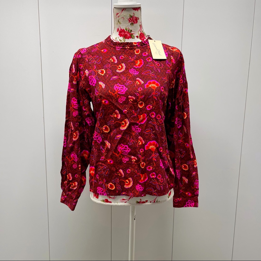 🌺 BOHO LONG SLEEVE BLOUSE - Picture 1 of 10